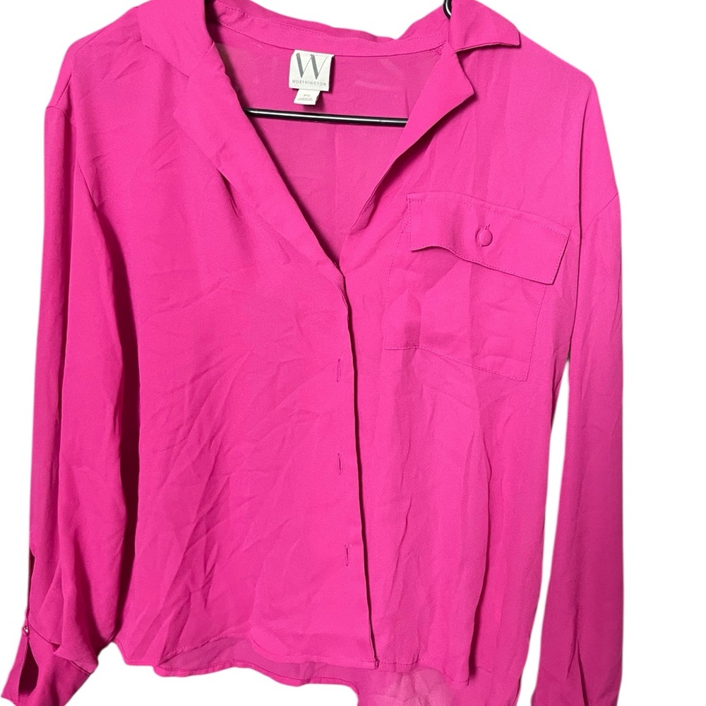 Worthington women's Pink Blouse
